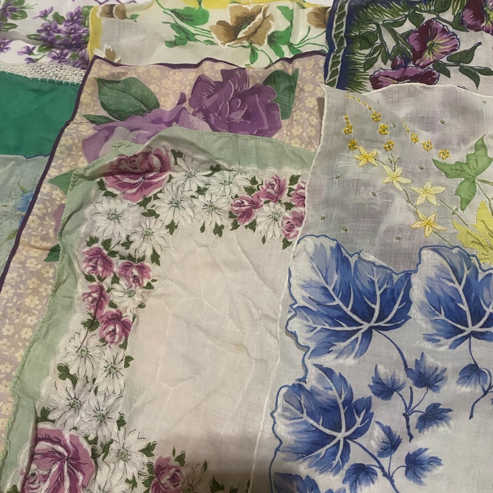 Floral Vintage Handkerchief Set